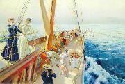 Julius LeBlanc Stewart, Yachting in the Mediterranean